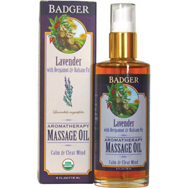 organic lavender massage oil