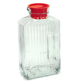 2 Quart Anchor Hocking Bistro Pitcher w/ Cherry Stopper