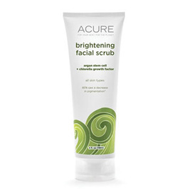 brightening facial scrub