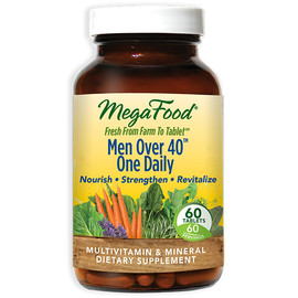 Men Over 40 One Daily Whole Food Multivitamin & Mineral, 60 Count