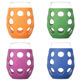 Small Stemless Wine Glasses (4-pack)
