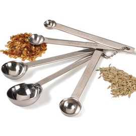stainless steel measuring spoons